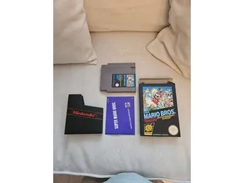 Super Mario Bros. NES väldigt fint skick cib