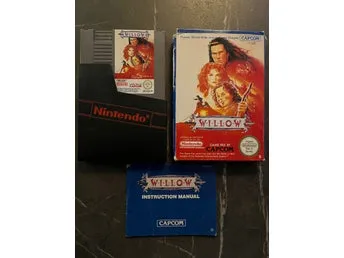 Willow - Nintendo NES (8-bit) - CIB / Komplett SCN - Capcom klassiker!