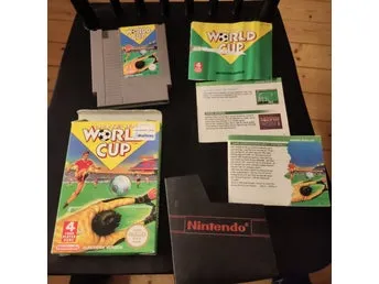 Nintendo World Cup NES, SCN + mycket fin box