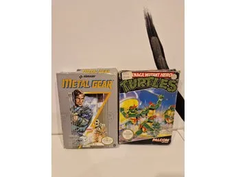 Turtles & Metal Gear Nintendo 8-bit NES