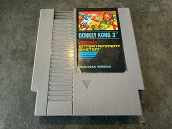 Donkey Kong 3 NES (European Version) 5-skruvars