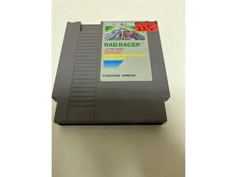 Rad Racer European Version Nintendo NES 8-bit Se gärna mina andra auktioner