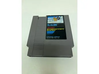 SLALOM - 5 skruvar - European Version - Första utgåvan - NES Nintendo 8-bit