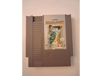 Metal Gear NES Nintendo kassett