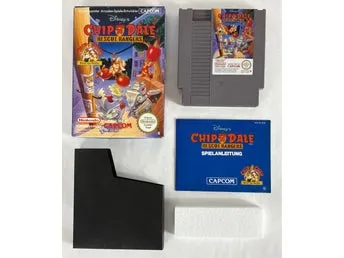 Disney's Chip 'n Dale Rescue Rangers - Nintendo NES- Europeisk version ,CIB