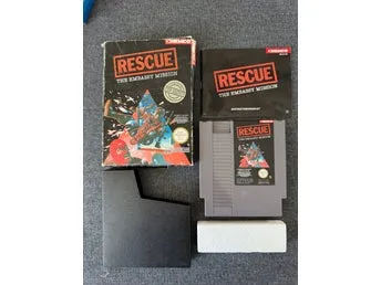 Rescue: The Embassy Mission NES SCN – Komplett i box (CIB) – Testat!