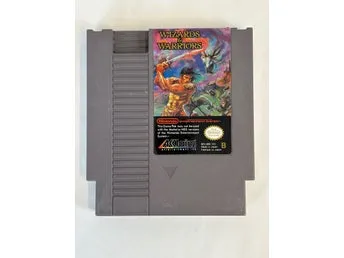 Wizards & Warriors - Nintendo NES- Europeisk version, SCN