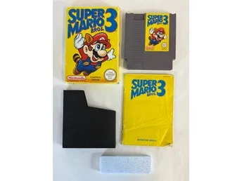Super Mario Bros. 3 - Nintendo NES - Europeisk version SCN - CIB