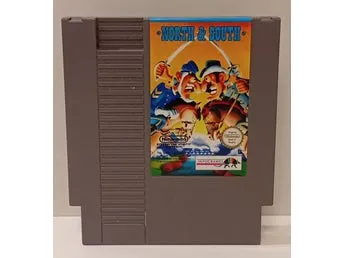 North & South NES Nintendo kassett