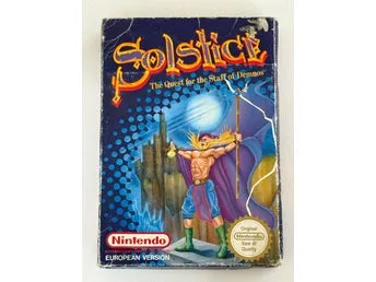 Solstice: The Quest for the Staff of Demnos - Nintendo NES - Europeisk version