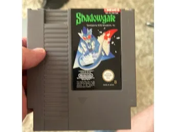 Shadowgate NES Spel Kassett