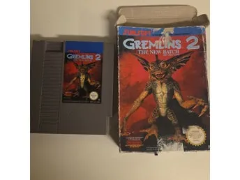 Gremlins 2: The New Batch - NES box och manual