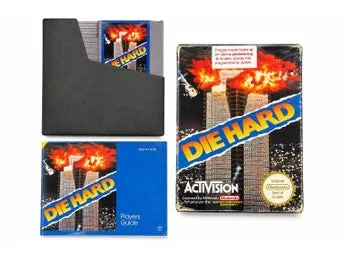 Die Hard – Nintendo NES 8-bit – SCN/PAL-B – Kartong + Guide – Activision