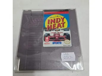 Indy heat Nintendo NES spel USA