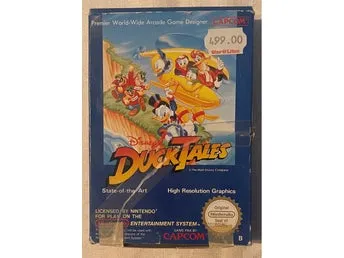 Duck Tales - Disney NES EEC/SCN CIB vintage märkt 1985