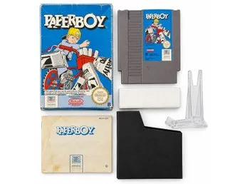 Paperboy NES – CIB SCN komplett med originalkartong och manual