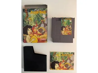 The Jungle Book - NES 8-bit SCN CIB Svensksålt