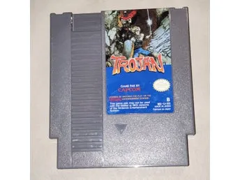 Nintendo. NES. Trojan. 8-bitars. Videospel.